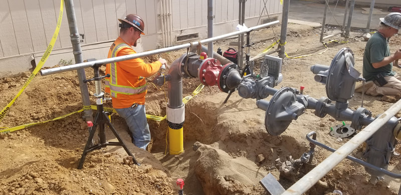 Valley Oaks Elementary, Galt California - Gas Line Replacement